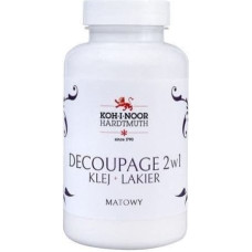 Koh I Noor Klej 2w1 z lakierem do decoupage mat 200ml EDUKAMP