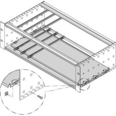 Schroff Płyta montażowa do szafy 19 i szafy modułowej, 42 HP, długość półki 340 mm