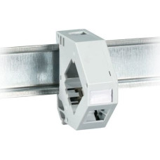 EFB Uchwyt adapter na szynę DIN na moduł Keystone, 1 port