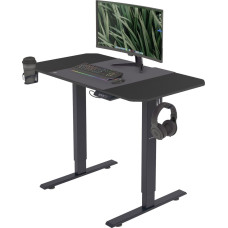 Diablo Biurko Diablo EGON 1100 Czarne 110 - 170 cmx60 cm