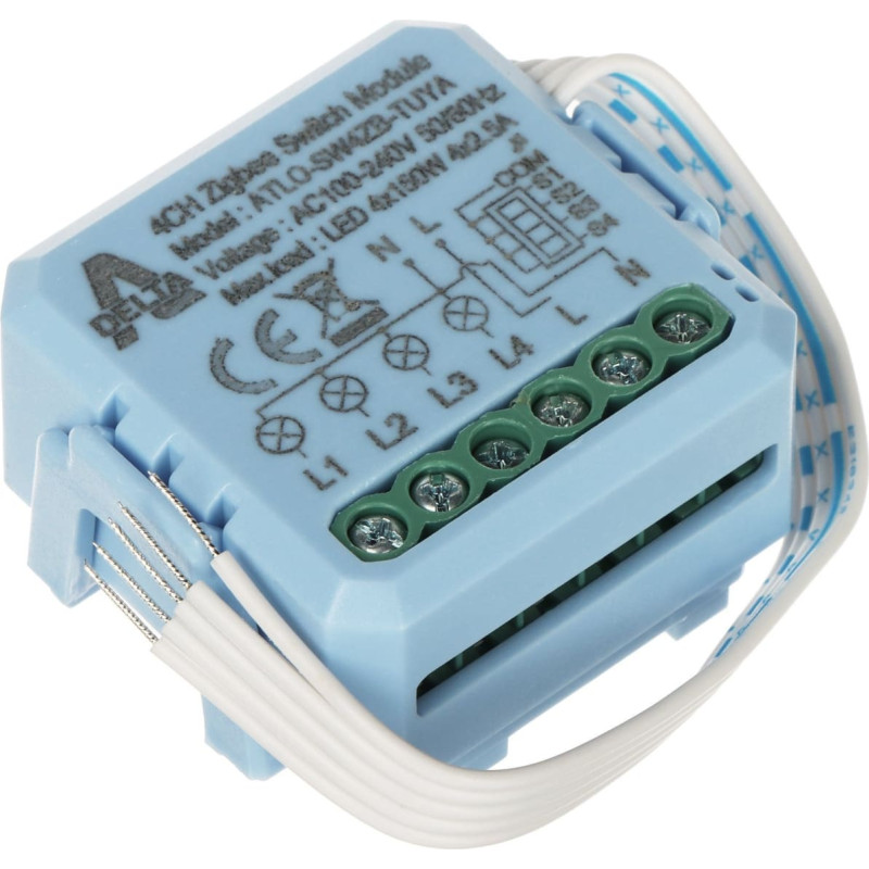 Atlo INTELIGENTNY PRZEŁĄCZNIK ATLO-SW4ZB-TUYA ZigBee, Tuya Smart