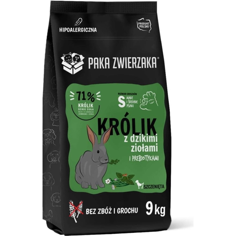 Paka Zwierzaka Paka Zwierzaka Seventh Heaven Królik z dzikimi ziołami Puppy S 9kg