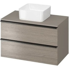 Cersanit S522-031 SZAFKA Z BLATEM VIRGO 80 SZARA UCHW CZARNY ZMONT // CER.VIRGO-BLAT-80-SZARA-UCH-CZ