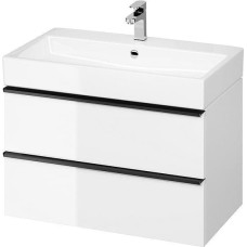 Cersanit S522-025 SZAFKA PODUMYWALKOWA VIRGO 80 BIAŁA UCHW CZARNY ZMONT. // CER.VIRGO-80-BIAŁA-UCH-CZ