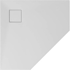 Cersanit (brodziki pięciokątne) SET B544: Brodzik pięciokątny TAKO SLIM 80x4 + Syfon (S601-130)