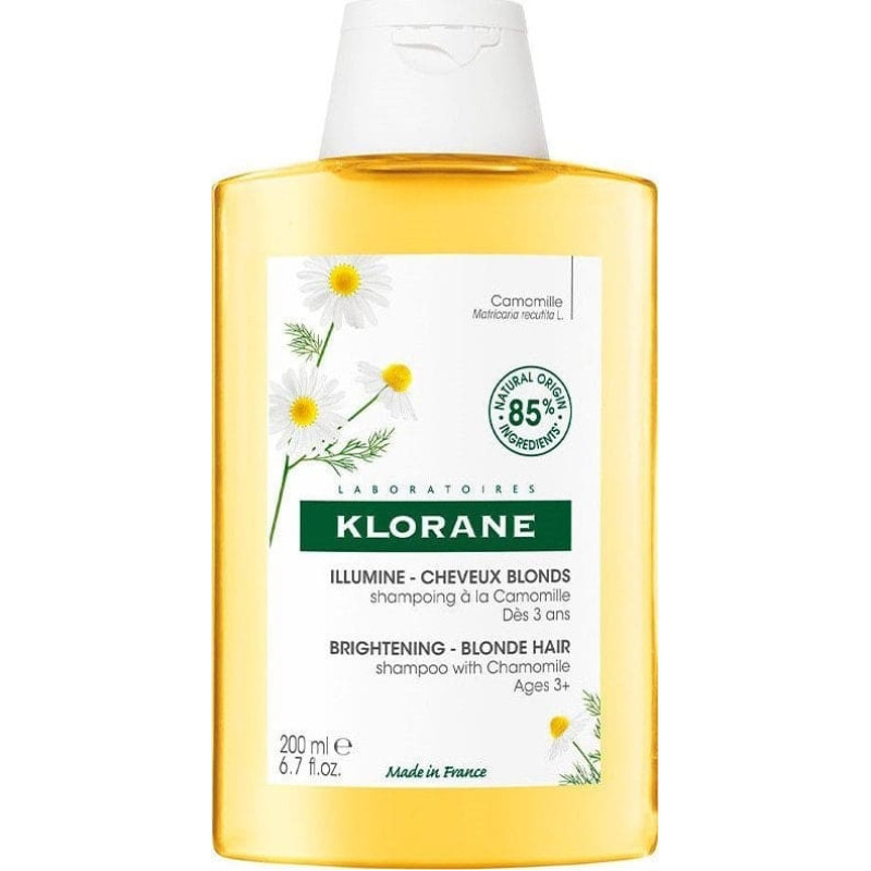 Klorane Brightening Shampoo rumiankowy szampon ożywiający kolor do włosów blond 200ml