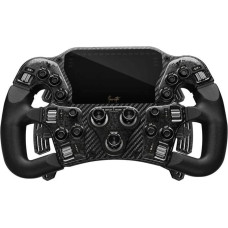 Asetek SimSports Invicta Formula Lenkrad, 4,3-Zoll-LCD, USB-C - Black on Black Edition