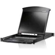 Aten Przełącznik KVM Over-IP ATEN KL1516AiN, 48 cm TFT, VGA, PS/2-USB przez Cat 5, 16 portów, układ US