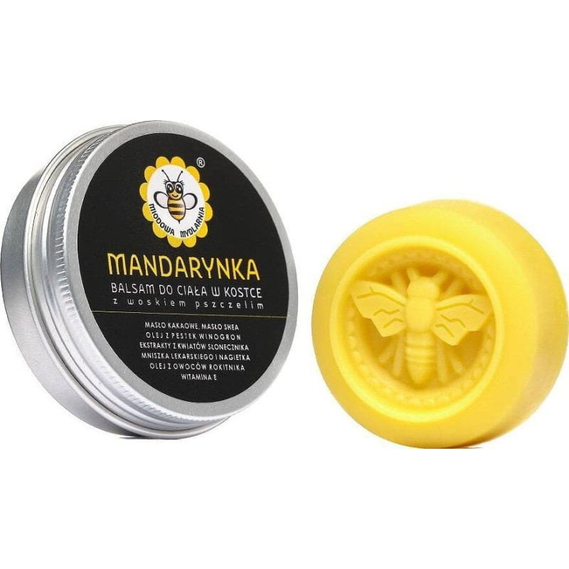 Orientana Balsam do ciała w kostce Mandarynka 40g
