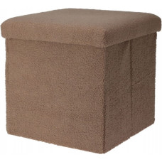 Storage Solutions Pufa ze schowkiem boucle BINI, 38 x 38 x 38 cm