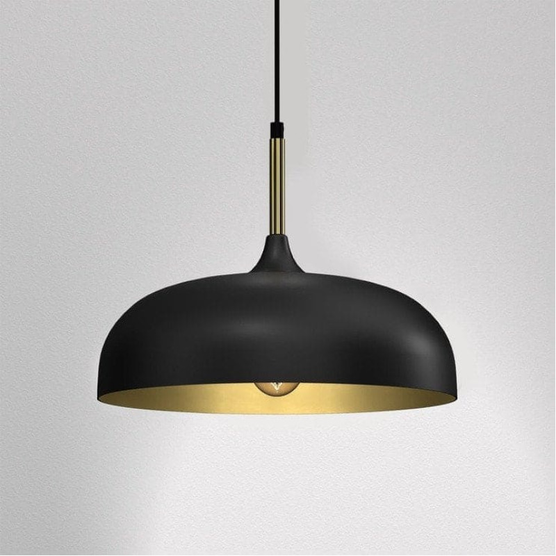 Domoletti PENDANT LIGHT VOLOS E27 BLACK/GOLD