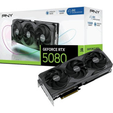 PNY Karta graficzna PNY GeForce RTX 5080 Overclocked 16GB GDDR7 DLSS4 (VCG508016TFXPB1-O)