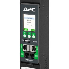Molex Pn APC NetShelter Rack PDU Advanced - Stromverteilungseinheit (Rack - einbaufahig) - gemessen - AC 400/415 V - 17.3 kW - 17300 VA - 3 Phasen - Ethernet 10/100/1000, Ethernet 10/100 - Eingabe, Eingang IEC 60309 530P6 - Ausgangsanschlusse: 48 (24 x IE