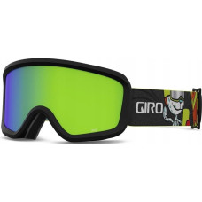 Giro Gogle zimowe juniorskie GIRO CHICO 2.0 BLACK ASHES (Szyba lustrzana kolorowa LODEN GREEN) (NEW 2023/2024)