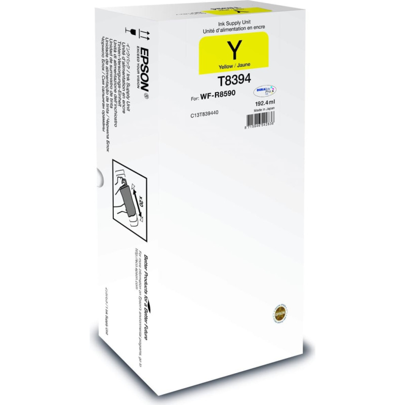 Epson 1LB WorkForce Pro WF-R8590 Yellow XL Ink Supply Unit