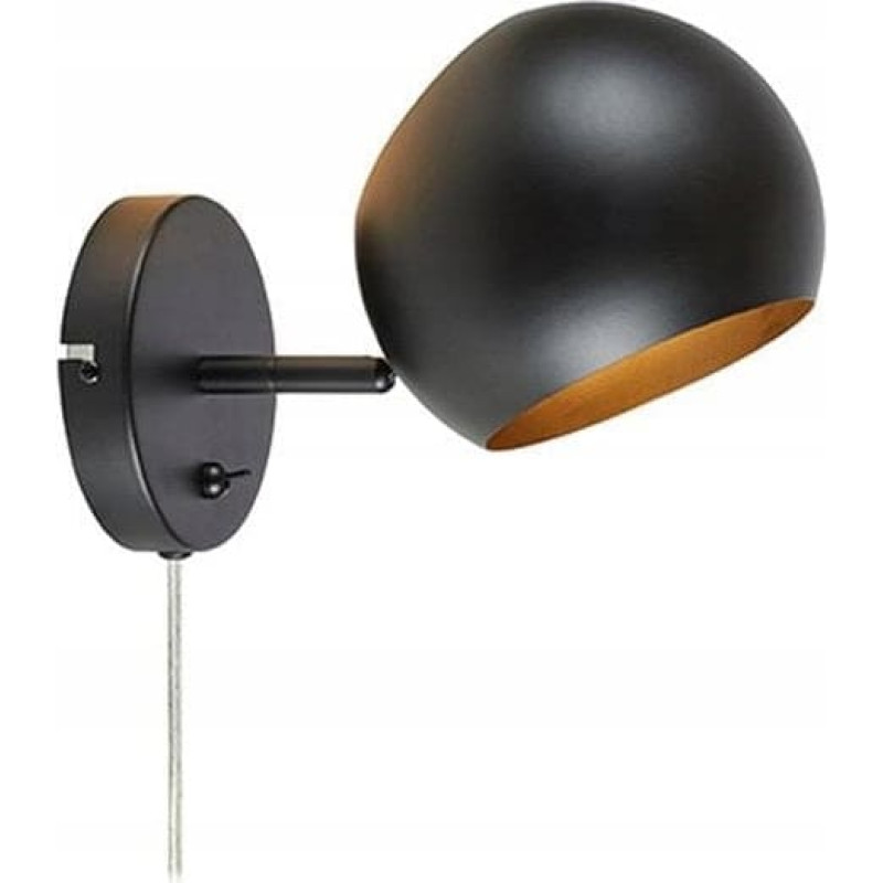 Markslojd Edgar 108753 kinkiet lampa ścienna 1x40W E14 czarny