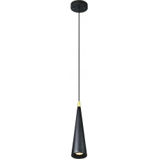 Kris GTV Evi OS-EVI-GU10-10-DEC lampa wisząca zwis 1x40W GU10 czarna/złota