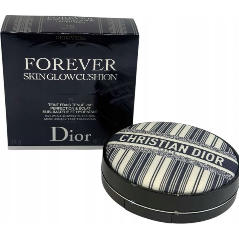 Dior Christian Dior, Forever Skin Glow Cushion Diorivira, Long Wearing, Compact Foundation, 1N, Neutral, 14 g For Women