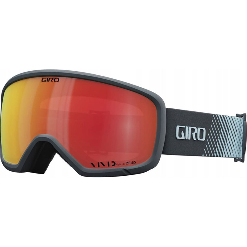Giro Gogle zimowe GIRO RINGO DARK SHARK LIGHT STREAKER (Szyba lustrzana kolorowa VIVID-Carl Zeiss EMBER 19-42% S2) (NEW 2023/2024)