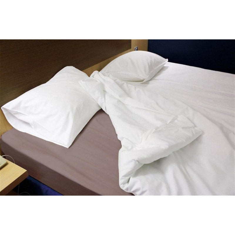 Mexen FITTED SHEET POLYCOTTON 160X200+25 TAUPE