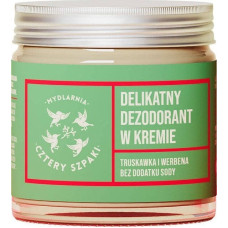 Mydlarnia Cztery Szpaki Delikatny dezodorant w kremie Truskawka i Werbena 60ml