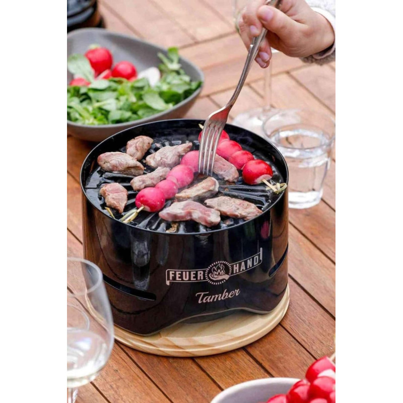 Ambiance Grill Stołowy Feuerhand Tamber Jet Black