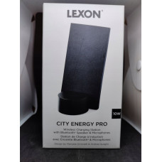 Lexon Głośnik Lexon City Energy Pro 10W inductive charger with bluetooth speaker black/black LD145N