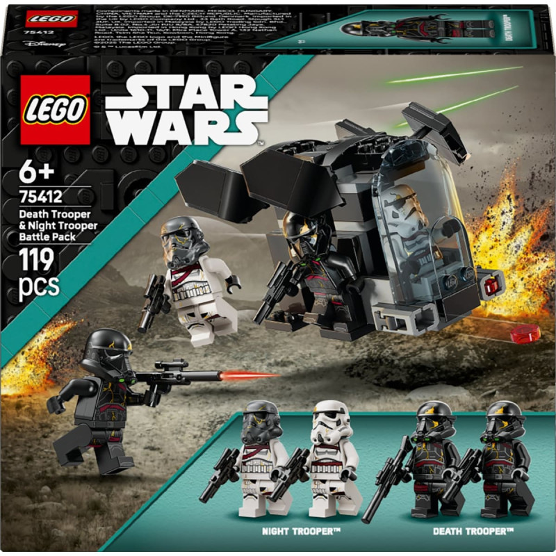 Lego Star Wars Szturmowiec Śmierci i nocny szturmowiec — zestaw bitewny (75412)