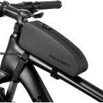 Rockbros Torba rowerowa mocowana na ramę wodoodporna 1.5l AS-019 - czarna Torba rowerowa mocowana na ramę wodoodporna 1.5l AS-019 - czarna
