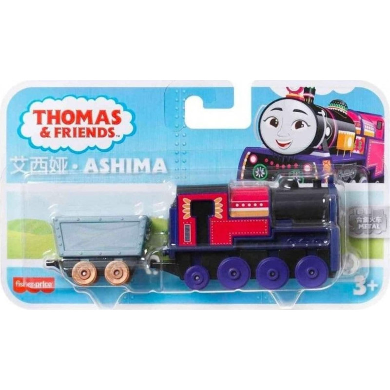 Fisher Price Duża lokomotywa metalowa Ashima Tomek i Przyjaciele