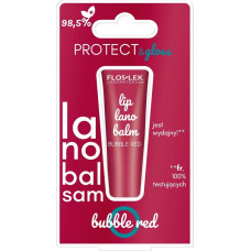 Floslek Lanobalsam do ust Bubble Red 12 g