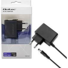 Qoltec Zasilacz wtyczkowy 12W | 12V | 1A | 5.5*2.1