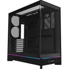 Montech HS02 PC-Gehäuse, Midi-Tower, ATX, Tempered Glass, ARGB - schwarz