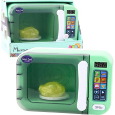 Leantoys Mikrofala Dla Dzieci Obrotowa Kurczak Światła Dźwięki Zielona LEAN Toys