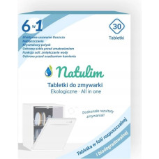 Finish Natulim, Eko tabletki do zmywarki 6w1, 30 sztuk