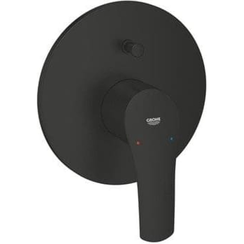 Grohe jednouchwytowa bateria wannowa Eurosmart czarny mat 194502433