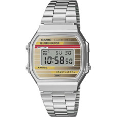 Casio Vintage Zegarek dla dzieci Casio A168WEHA-9AEF srebrny