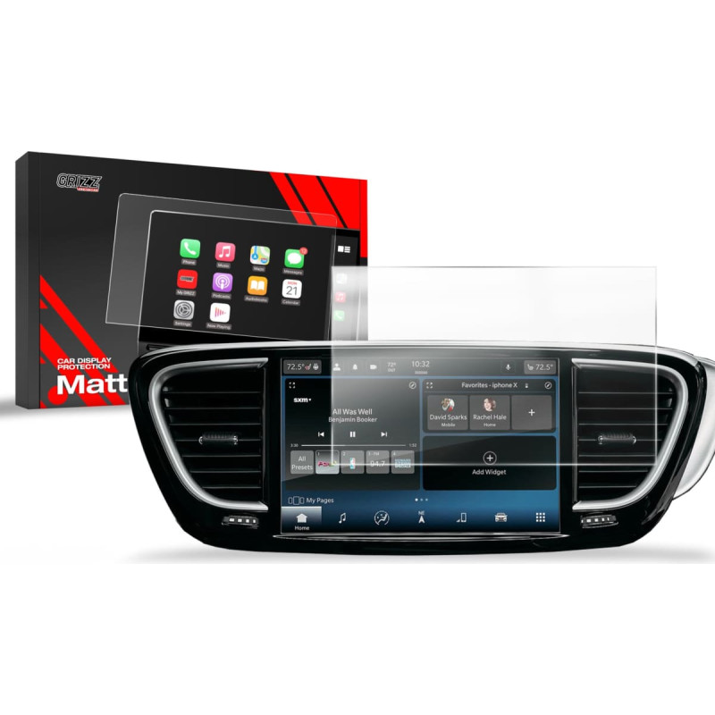 Grizzglass Folia matowa GrizzGlass CarDisplay Protection do Chrysler Pacifica 2020-2024