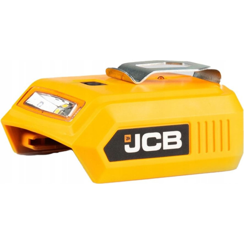 JCB Adapter do ładowania USB, z latarką LED