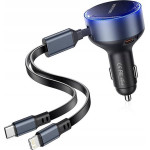 Vention ML Ładowarka samochodowa Vention FFOB0 USB-C + kabel USB-C/Lightning 30W