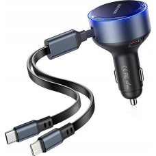 Vention ML Ładowarka samochodowa Vention FFOB0 USB-C + kabel USB-C/Lightning 30W