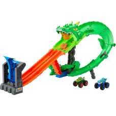 Mattel HW MT Smoczy wyścig zestaw z autkami JFR06 /2