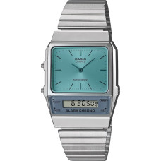 Casio Zegarek Casio Zegarek męski Casio AQ-800EC-2AEF srebrny