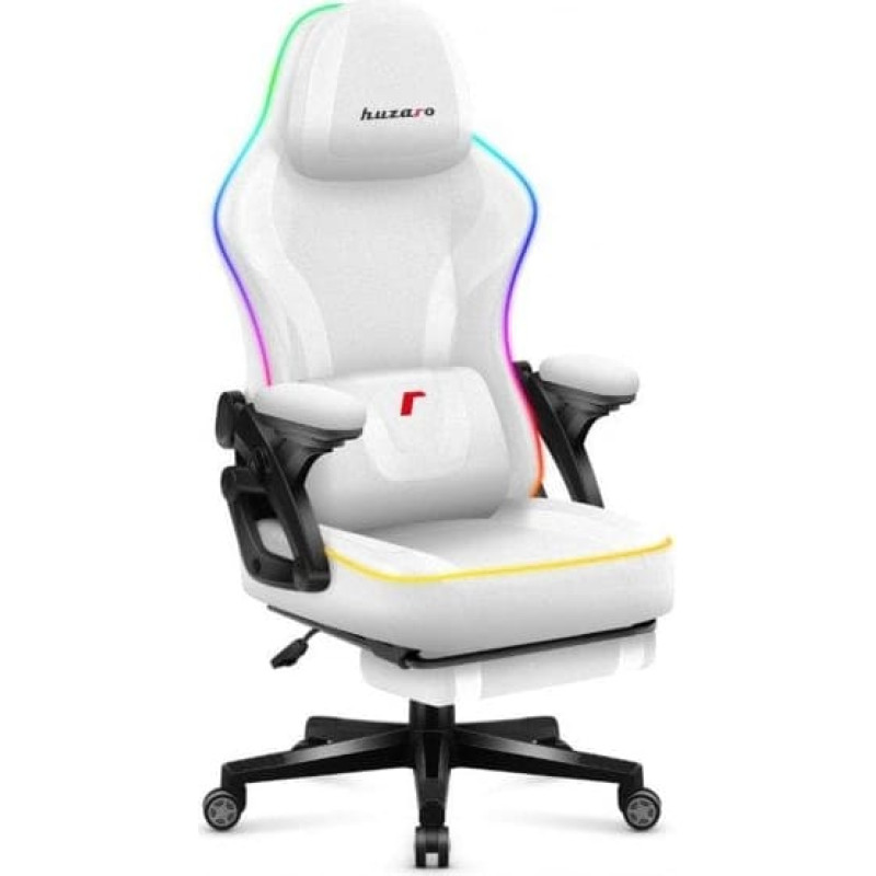 Huzaro Fotel gamingowy Huzaro Force 4.6 RGB White Mesh