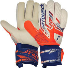 Reusch Rękawice bramkarskie Reusch Attrakt Solid biało-pomarańczowe 5570516 2500 8,5
