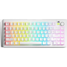 Glorious Klawiatura Glorious Glorious GMMK 3 75 % Custom Gaming-Tastatur - Pre-Built, ANSI (US), Fox Switches, weiß