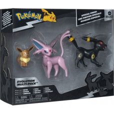 Plush POKEMON 3PAK Ewolucja Eevee, figurki