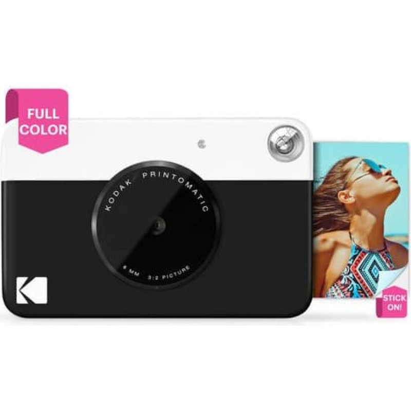 Kodak PRINTOMATIC Instant Print Camera, 2x3'', Black