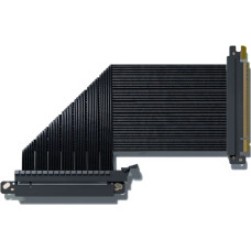 Ssupd PCIe 5.0 Riser-Kabel, schwarz – 200mm, Female Reverse
