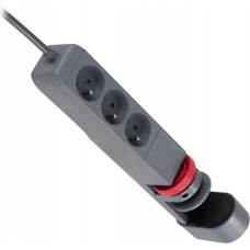 Orno Przedłużacz biurkowy 3-krotny 2P+Z, 1,5M H05VV-F 3x1,5mm?, 2xUSB+1 typu C